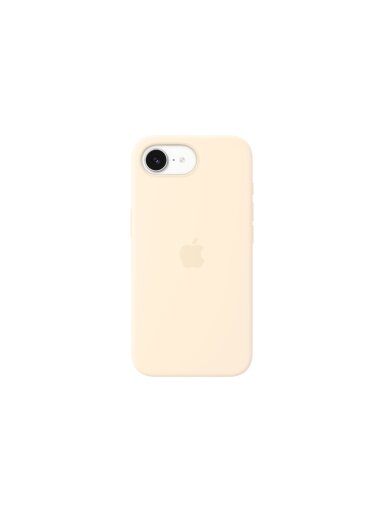 Apple iPhone 17e Silicone Case with MagSafe – Vanilla | Apple
