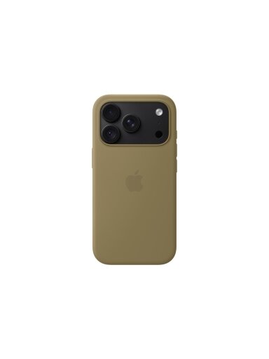 APPLE iPhone 18 Pro Silicone Case with MagSafe - Olive | Apple APPLE iPhone 18 Pro Silicone Case with MagSafe - Olive | Apple