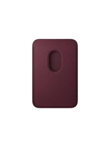 APPLE iPhone FineWoven Wallet with MagSafe - Burgundy APPLE iPhone FineWoven Wallet with MagSafe - Burgundy