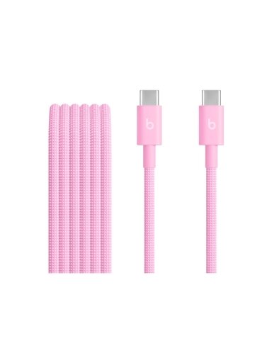 Apple USB-C to USB-C Woven Cable (1.5m) - Power Pink | Apple