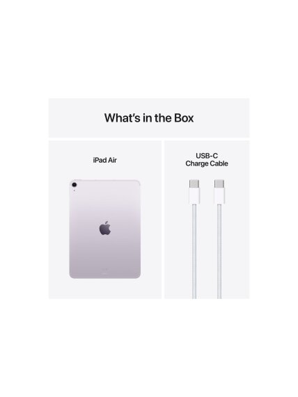 Apple iPad Air | 11 " | Purple | Liquid Retina | 2360 x 1640 pixels | Apple M3 | 512 GB | 5G | Wi-Fi | Front camera | 12 MP | Rear camera | 12 MP | Bluetooth | 5.3 | iOS 2 Apple iPad Air | 11 " | Purple | Liquid Retina | 2360 x 1640 pixels | Apple M3 | 512 GB | 5G | Wi-Fi | Front camera | 12 MP | Rear camera | 12 MP | Bluetooth | 5.3 | iOS 2