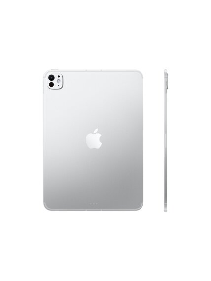 Apple | iPad Pro Wi-Fi + Cellular | 11 " | Silver | OLED, Ultra Retina XDR | 2420 x 1668 pixels | Apple M5 | 12 GB | 256 GB | 3G | 4G | 5G | Wi-Fi | Front camera | 12 MP | Rear camera | 12 MP | Bluetooth | 6 | iPadOS | USB-C charging cable 1