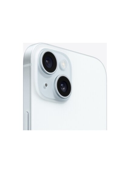 Apple | iPhone 15 | Blue | 6.1 " | Super Retina XDR display | 2556 x 1179 pixels | Apple | A16 Bionic | Internal RAM 6 GB | 128 GB | Dual SIM | 4G | Main camera resolution 48+12 MP | Secondary camera resolution 12 MP | iOS | 17 2