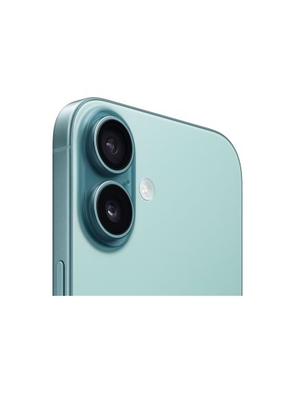 Apple | iPhone 16 | Teal | 6.1 " | Super Retina XDR display | 2556 x 1179 pixels | A18 | Internal RAM 8 GB | 128 GB | Dual SIM | 4G | Main camera resolution 48+12 MP | Secondary camera resolution 12 MP | iOS | 18 3 Apple | iPhone 16 | Teal | 6.1 " | Super Retina XDR display | 2556 x 1179 pixels | A18 | Internal RAM 8 GB | 128 GB | Dual SIM | 4G | Main camera resolution 48+12 MP | Secondary camera resolution 12 MP | iOS | 18 3