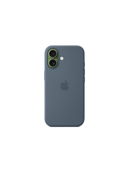 Apple iPhone 17 Silicone Case with MagSafe - Anchor Blue | Apple 3