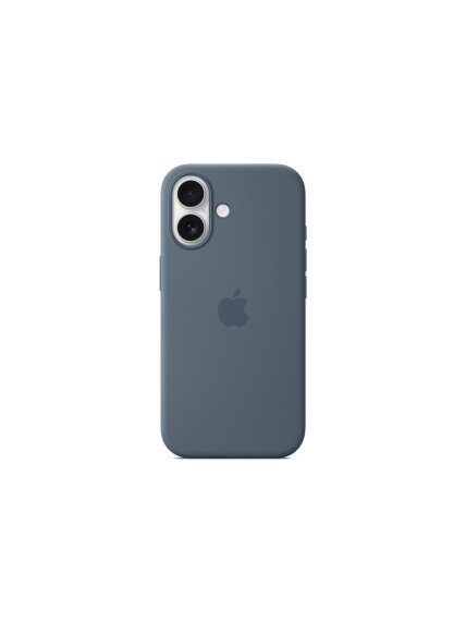 Apple iPhone 17 Silicone Case with MagSafe - Anchor Blue | Apple 4