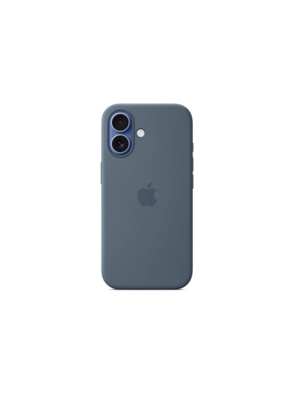 Apple iPhone 17 Silicone Case with MagSafe - Anchor Blue | Apple