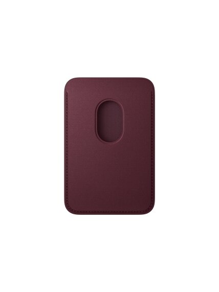 APPLE iPhone FineWoven Wallet with MagSafe - Burgundy 1 APPLE iPhone FineWoven Wallet with MagSafe - Burgundy 1