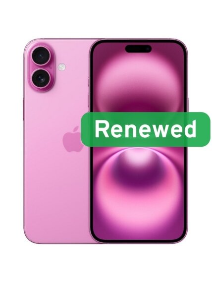 Apple Renewed Grade A | Apple iPhone 16 Plus | Pink | 6.7 " | Super Retina XDR | 128 GB | 5G | iOS Apple Renewed Grade A | Apple iPhone 16 Plus | Pink | 6.7 " | Super Retina XDR | 128 GB | 5G | iOS