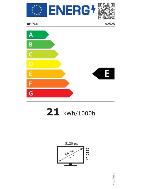 Apple | Studio Display XDR, Nano-Texture Glass | 27 " | 5K | 16:9 | 120 Hz | 5120 x 2880 pixels | 2000 cd/m² | Silver 2