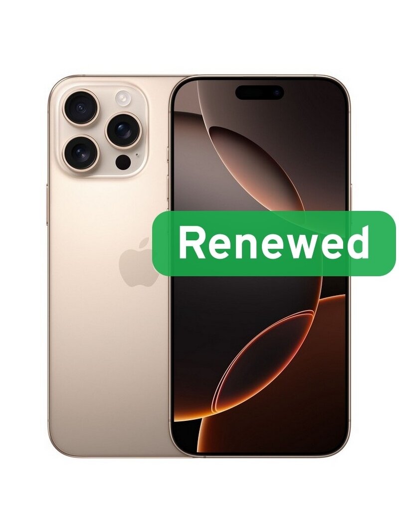 Apple Renewed Grade A | iPhone 16 Pro Max | White Titanium | 6.9 " | 256 GB | 5G | N