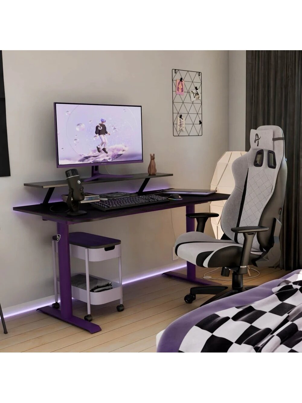 Arozzi Gaming Desk | Arena Medium | Purple 4 Arozzi Gaming Desk | Arena Medium | Purple 4