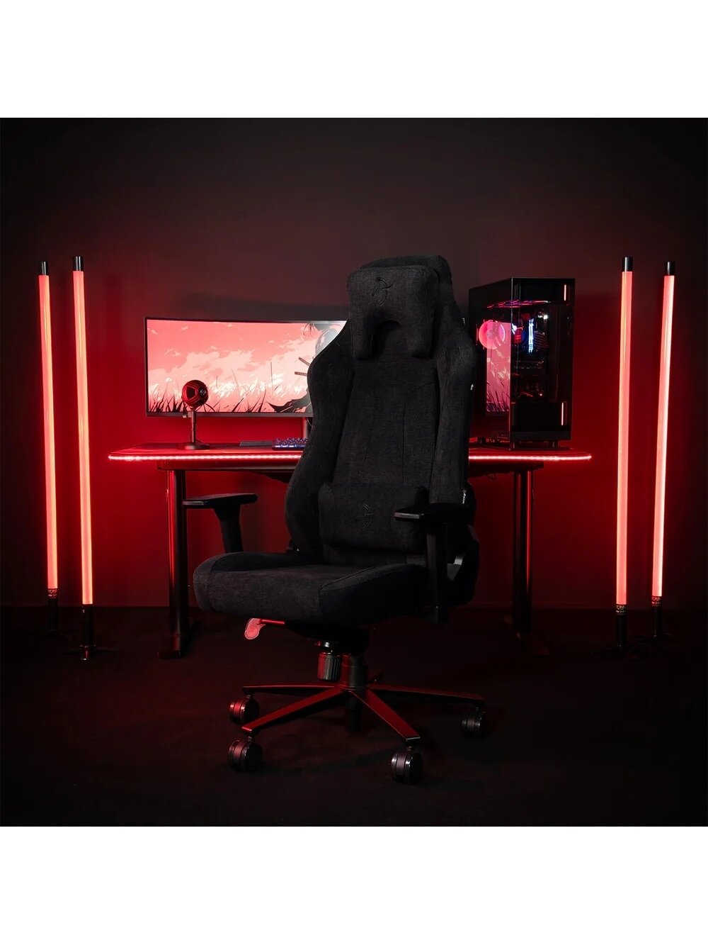 Arozzi Soft Fabric/Metal/Aluminium | Gaming Chair | Vernazza Soft Fabric | Pure Black 5 Arozzi Soft Fabric/Metal/Aluminium | Gaming Chair | Vernazza Soft Fabric | Pure Black 5