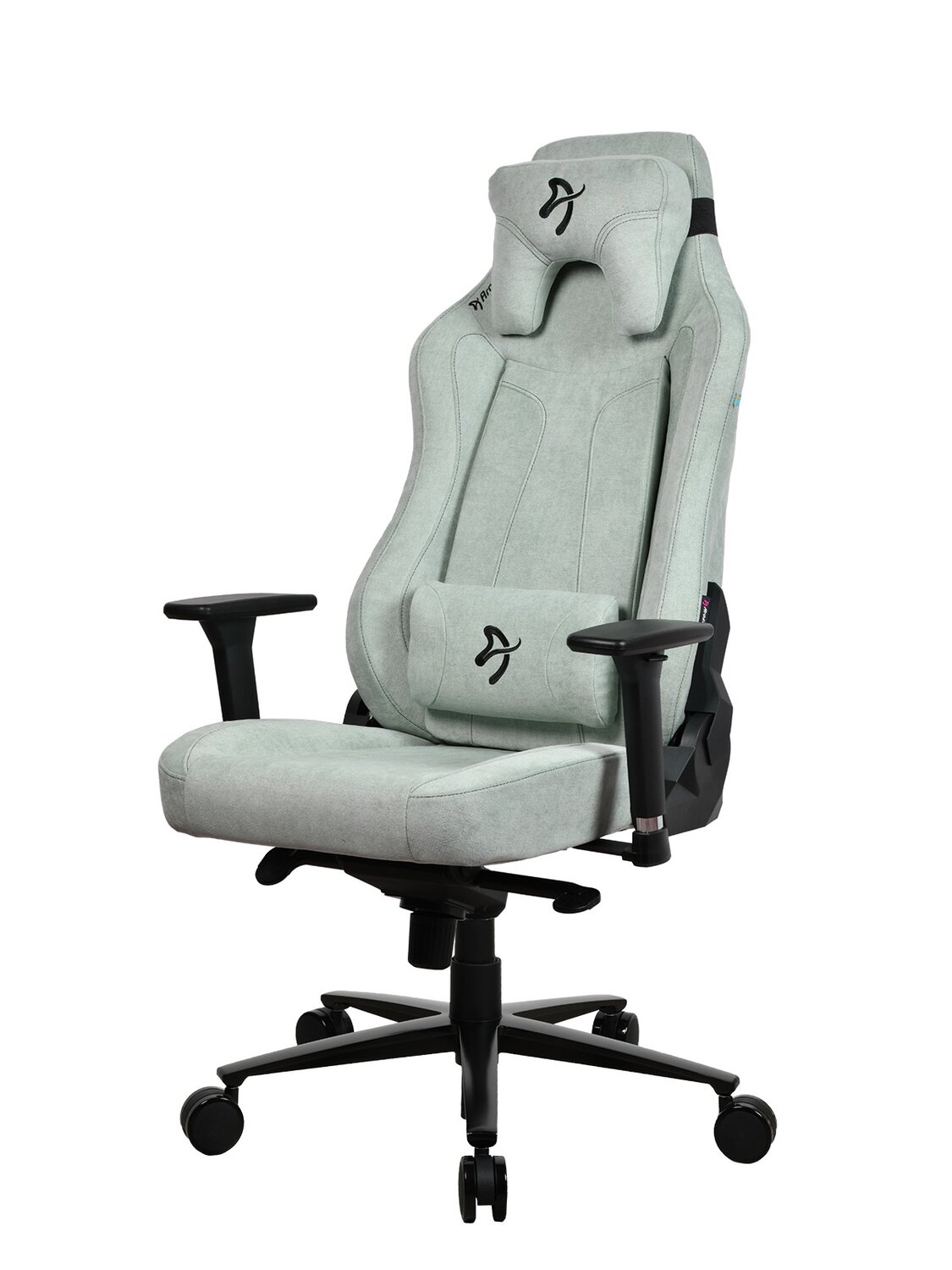 Arozzi Frame material: Metal; Wheel base: Aluminium; Upholstery: Soft Fabric | Arozzi | Gaming Chair | Vernazza SoftFabric | Pearl Green 1