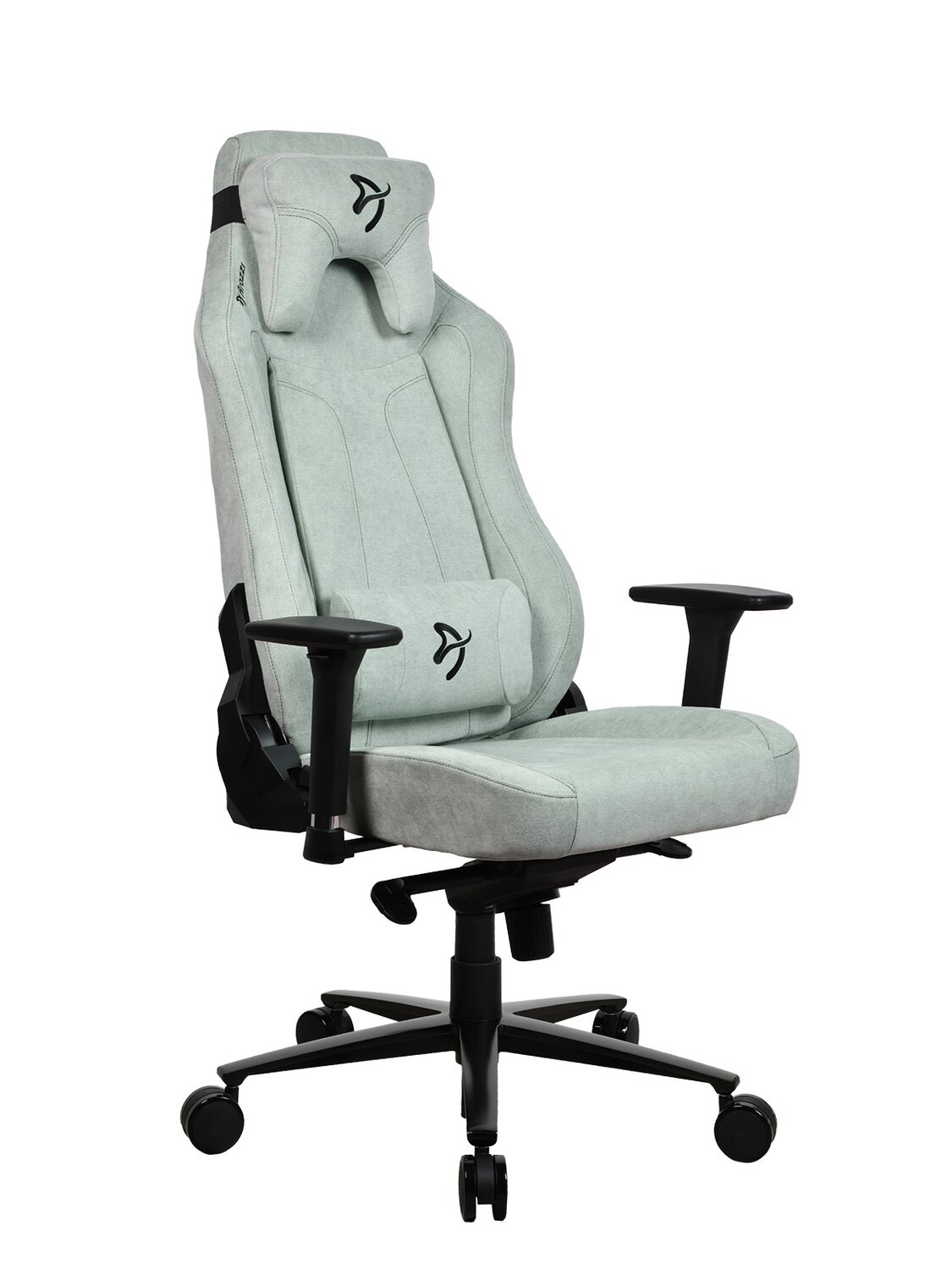 Arozzi Frame material: Metal; Wheel base: Aluminium; Upholstery: Soft Fabric | Arozzi | Gaming Chair | Vernazza SoftFabric | Pearl Green 7