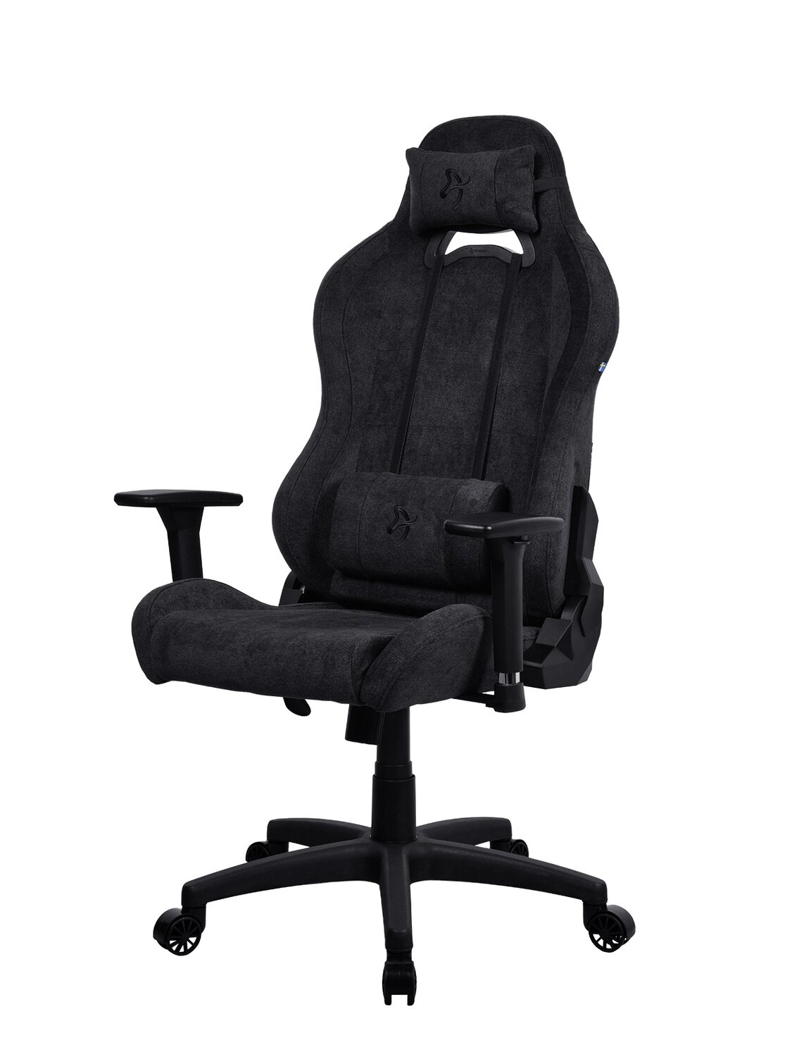 Arozzi Metal/Reinforced nylon | Gaming Chair | Torretta Soft Fabric | Pure Black 1 Arozzi Metal/Reinforced nylon | Gaming Chair | Torretta Soft Fabric | Pure Black 1