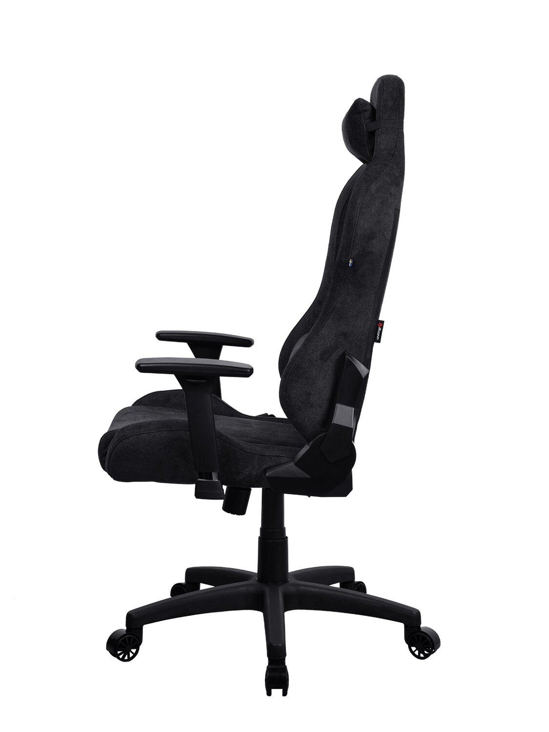 Arozzi Metal/Reinforced nylon | Gaming Chair | Torretta Soft Fabric | Pure Black 2