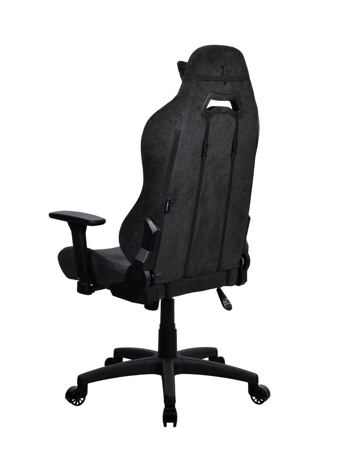 Arozzi Metal/Reinforced nylon | Gaming Chair | Torretta Soft Fabric | Pure Black 3