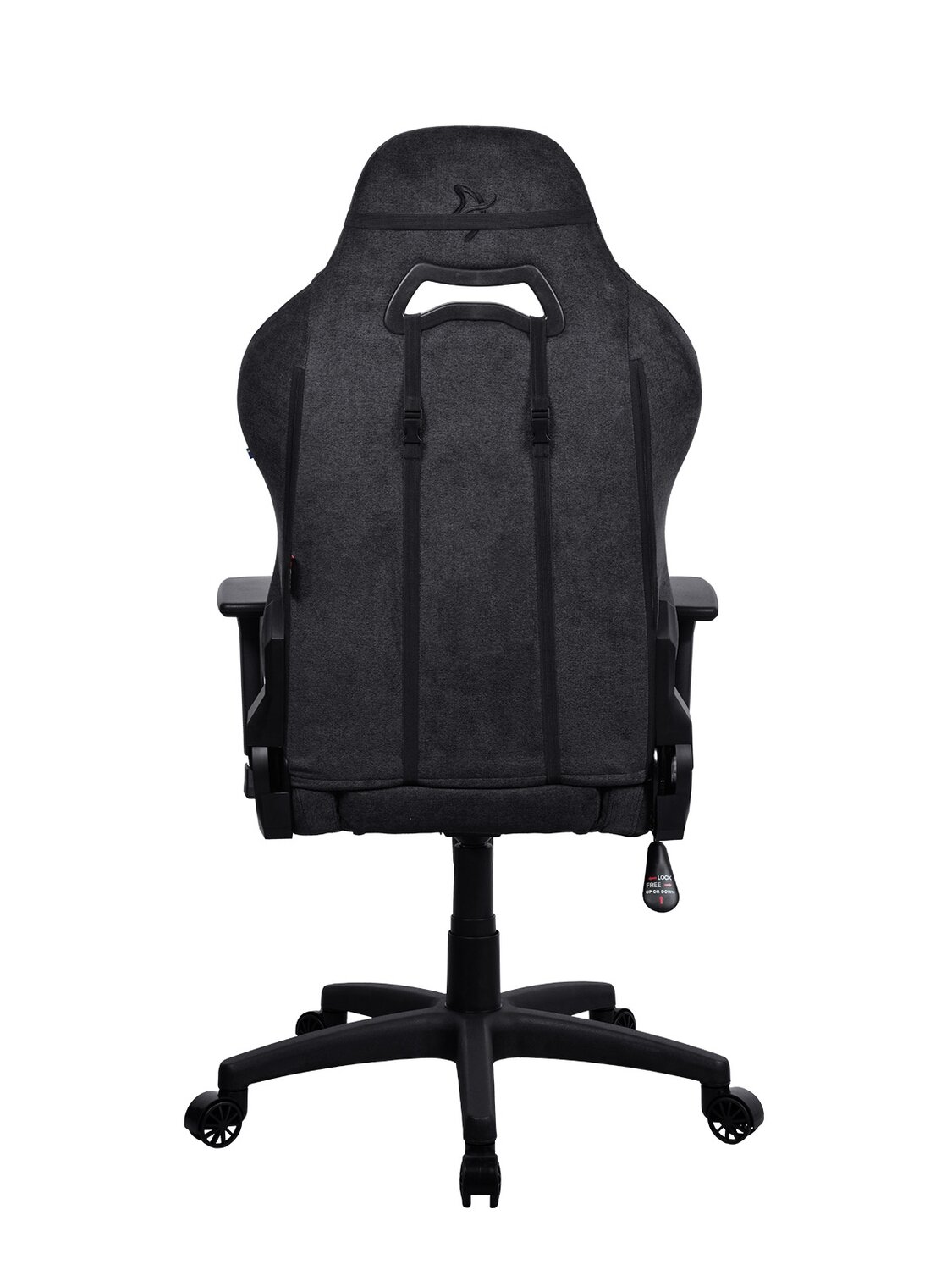 Arozzi Metal/Reinforced nylon | Gaming Chair | Torretta Soft Fabric | Pure Black 4