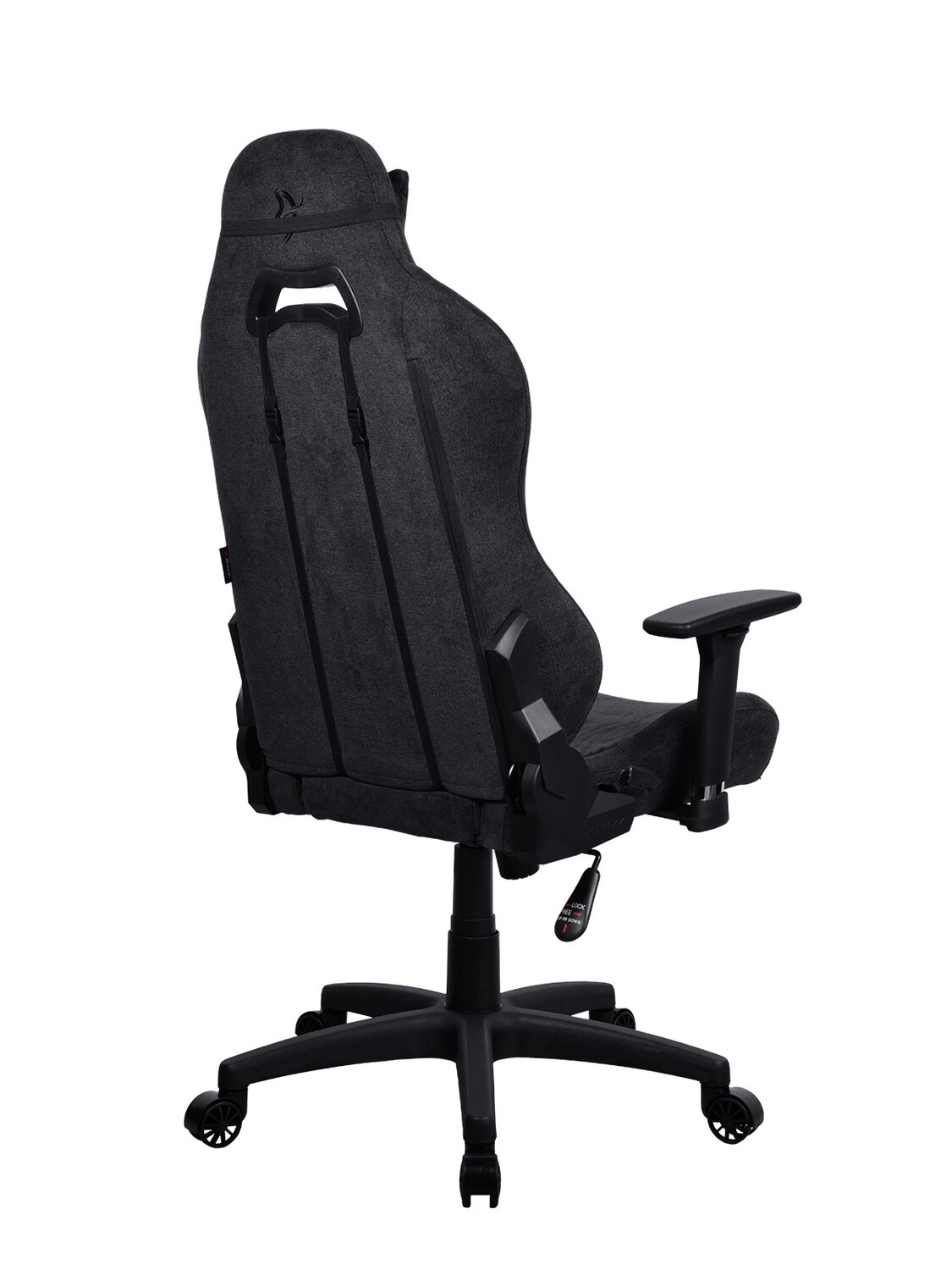 Arozzi Metal/Reinforced nylon | Gaming Chair | Torretta Soft Fabric | Pure Black 5