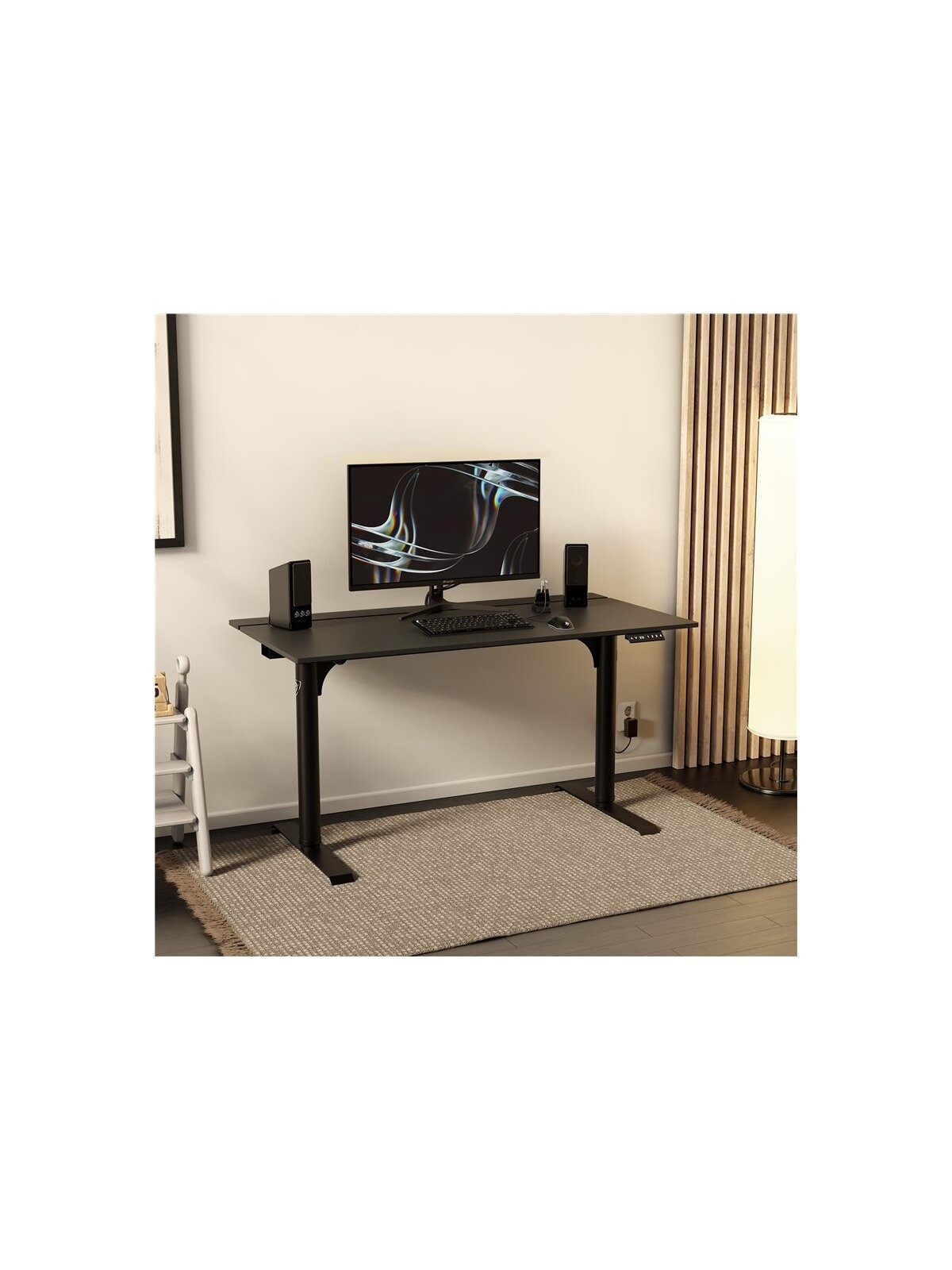 Arozzi Electric Standing Desk | Arena Nordico | Black 6