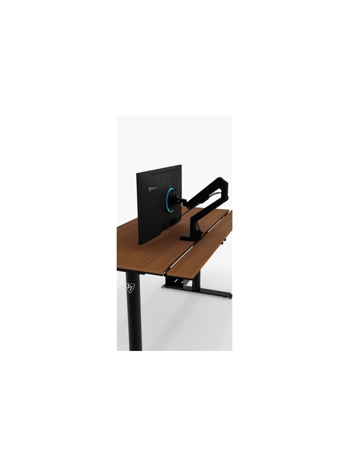 Arozzi Electric Standing Desk | Arena Nordico | Walnut 7
