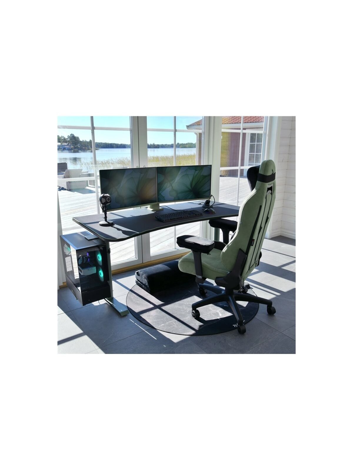 Arozzi Gaming Desk | Arena Large | Forest Green 6