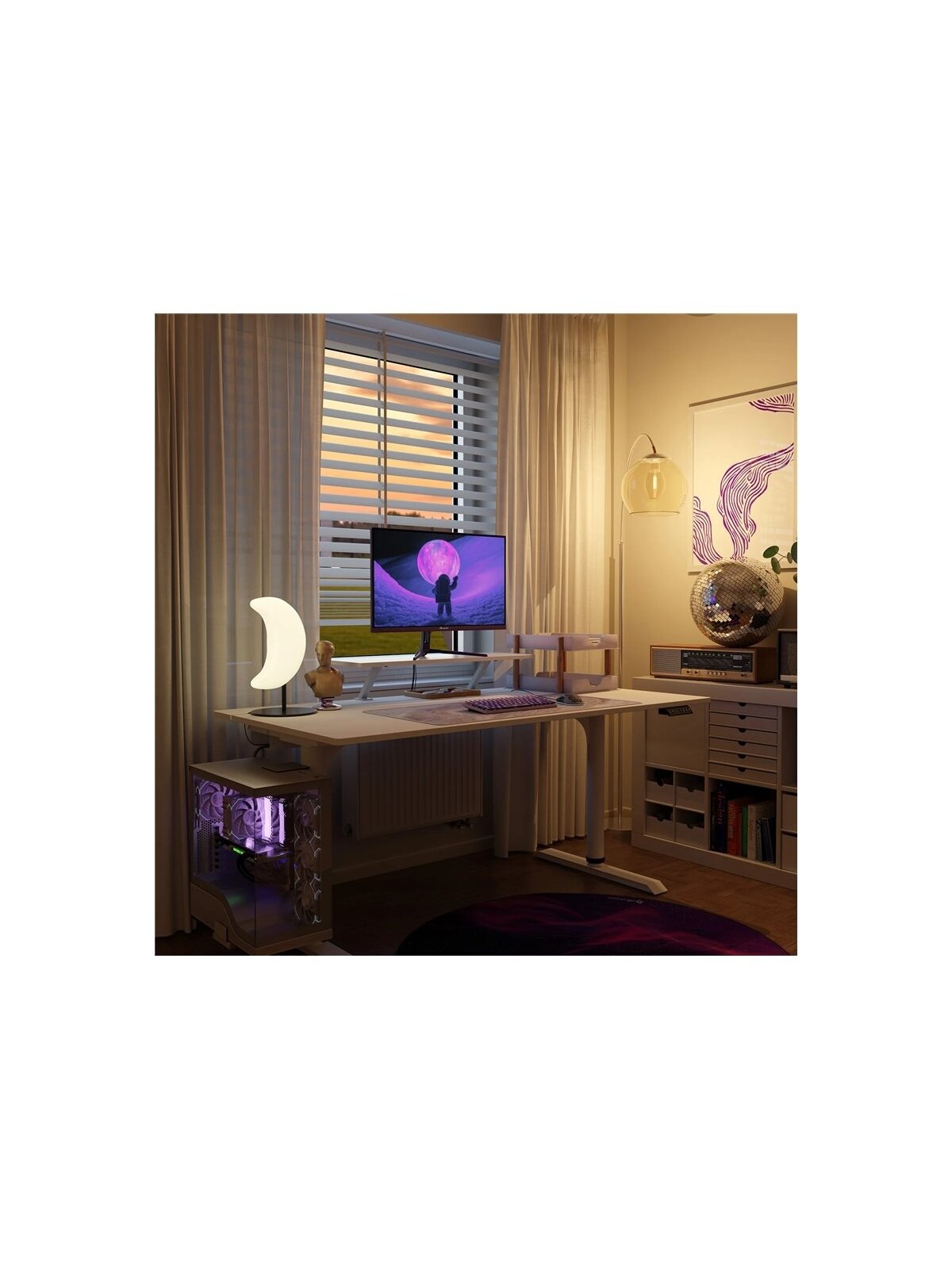 Arozzi | Nova | 27 " | IPS | QHD | 16:9 | 180 Hz | 1 ms | 2560 x 1440 pixels | 350 cd/m² | HDMI ports quantity 2 | Purple 5 Arozzi | Nova | 27 " | IPS | QHD | 16:9 | 180 Hz | 1 ms | 2560 x 1440 pixels | 350 cd/m² | HDMI ports quantity 2 | Purple 5