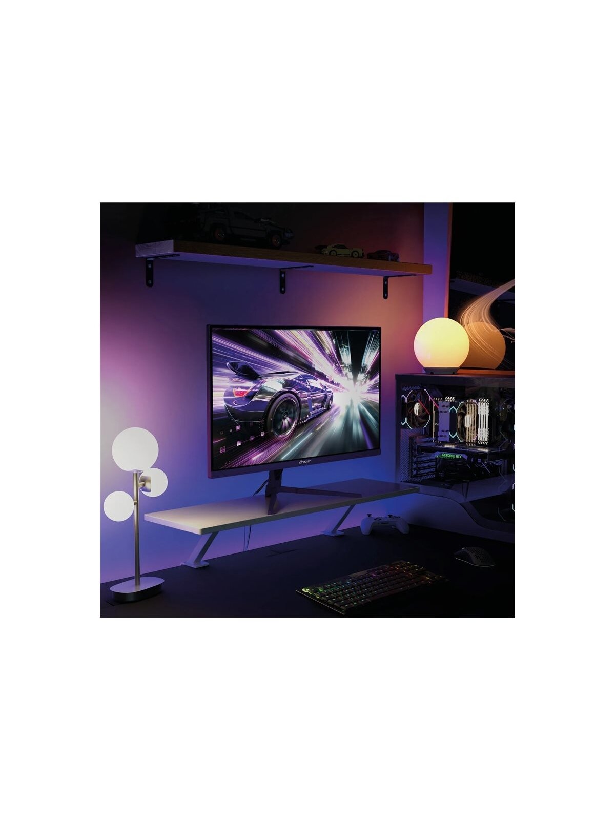 Arozzi | Nova | 27 " | IPS | QHD | 16:9 | 180 Hz | 1 ms | 2560 x 1440 pixels | 350 cd/m² | HDMI ports quantity 2 | Purple 6 Arozzi | Nova | 27 " | IPS | QHD | 16:9 | 180 Hz | 1 ms | 2560 x 1440 pixels | 350 cd/m² | HDMI ports quantity 2 | Purple 6