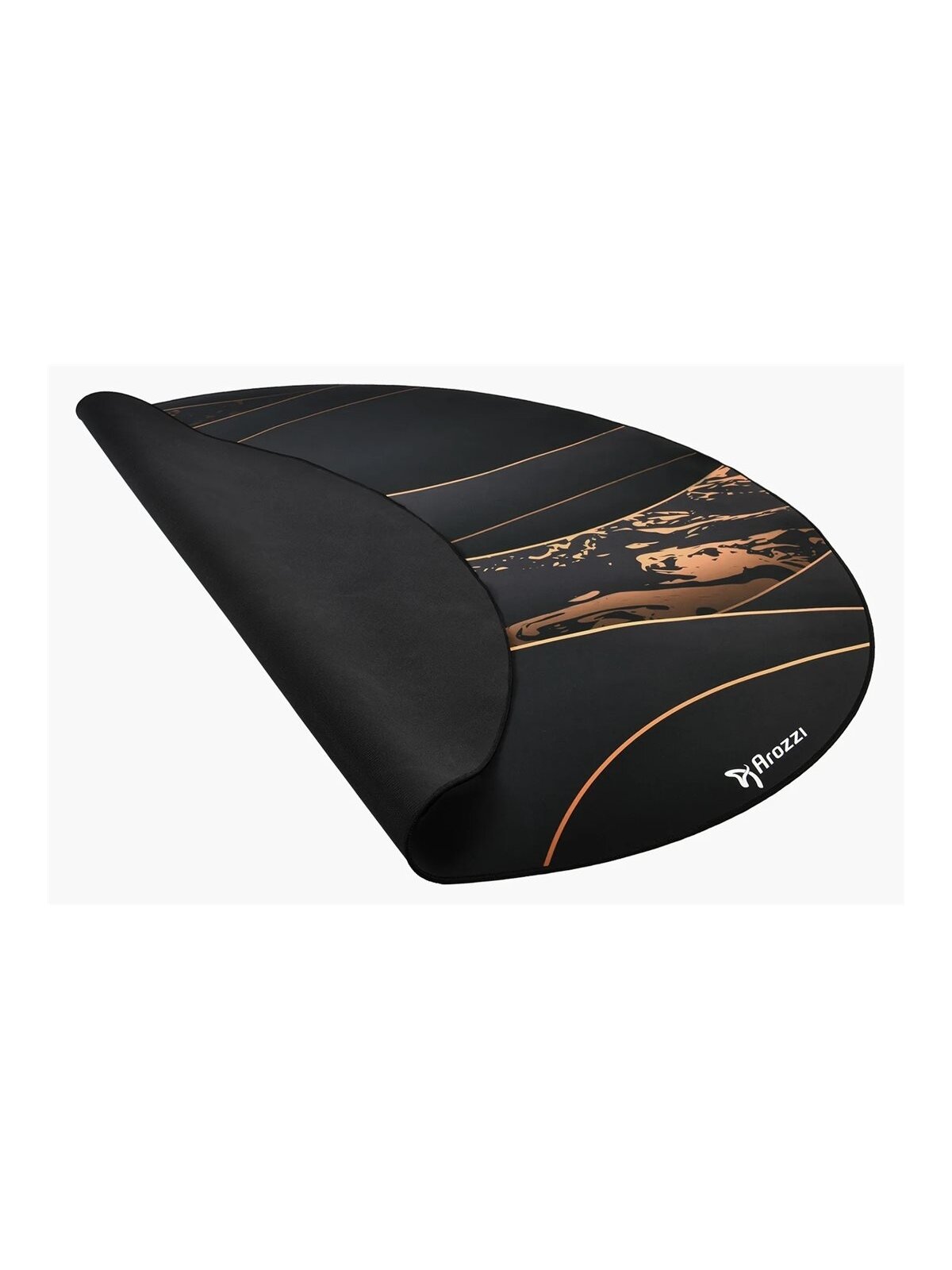Arozzi Zona Round Floor Pad | Black/Gold 2 Arozzi Zona Round Floor Pad | Black/Gold 2
