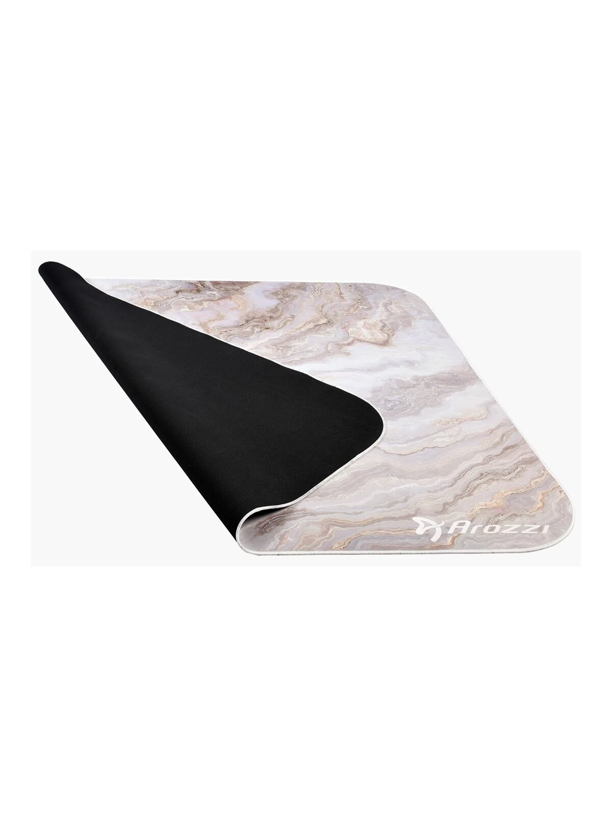 Arozzi Zona Square Floor Pad | White Marble 2