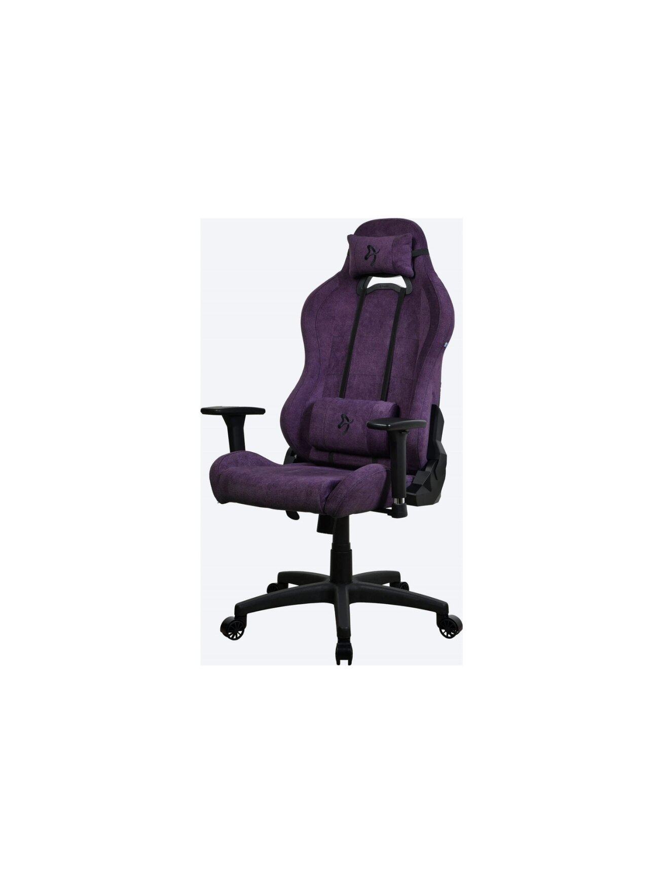 Arozzi Frame material: Metal; Wheel base: Aluminium; Upholstery: Soft fabric | Arozzi | Gaming Chair | Torretta | Purple Arozzi Frame material: Metal; Wheel base: Aluminium; Upholstery: Soft fabric | Arozzi | Gaming Chair | Torretta | Purple