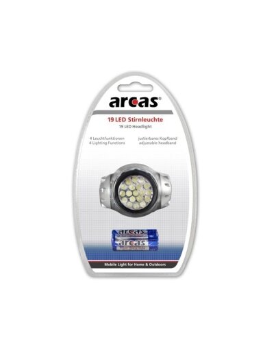 Arcas | Headlight | 19 LED | 4 light functions