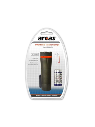 Arcas | Torch | LED | 1 W | 60 lm | Zoom function