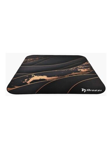 Arozzi Zona Square Floor Pad | Black/Gold Arozzi Zona Square Floor Pad | Black/Gold