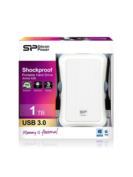 Armor A30 1TB | 1000 GB | 2.5 " | USB 3.1 | White 5 Armor A30 1TB | 1000 GB | 2.5 " | USB 3.1 | White 5