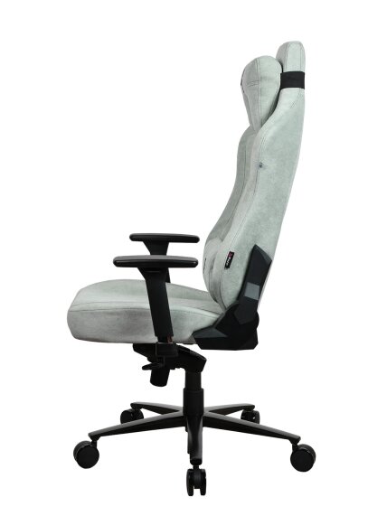 Arozzi Frame material: Metal; Wheel base: Aluminium; Upholstery: Soft Fabric | Arozzi | Gaming Chair | Vernazza SoftFabric | Pearl Green 2