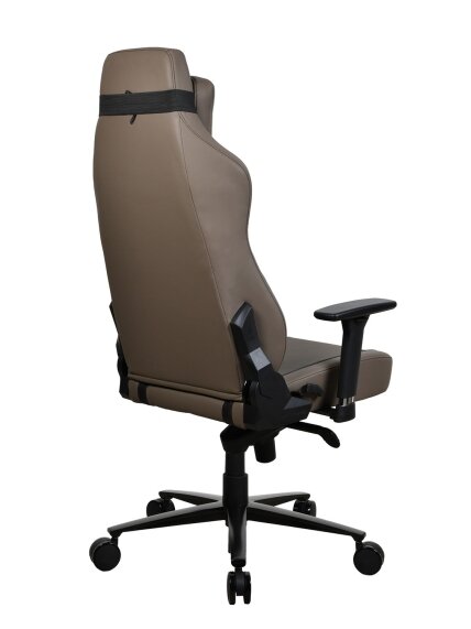 Arozzi Frame material: Metal; Wheel base: Aluminium; Upholstery: Soft PU | Arozzi | Gaming Chair | Vernazza SoftPU | Brown 5