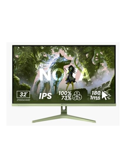Arozzi | Nova | 49 " | VA | 32:9 | 165 Hz | 4 ms | 5120 x 1440 pixels | 350 cd/m² | HDMI ports quantity 2 | Forest Green