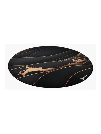 Arozzi Zona Round Floor Pad | Black/Gold 1