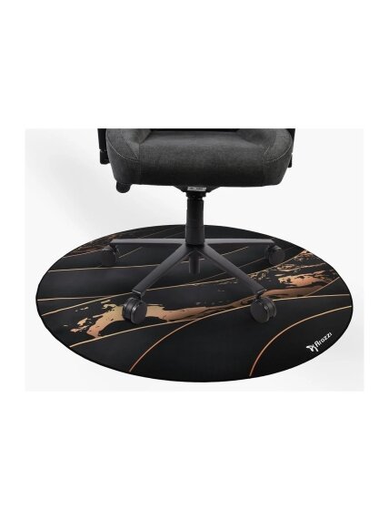 Arozzi Zona Round Floor Pad | Black/Gold 3