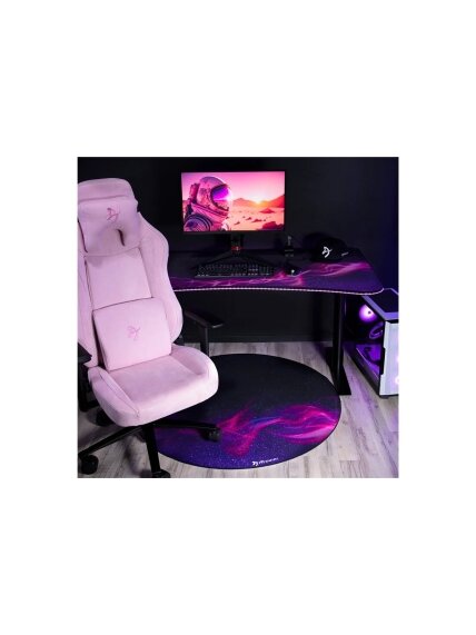 Arozzi Zona Round Floor Pad | Purple Galaxy 4 Arozzi Zona Round Floor Pad | Purple Galaxy 4