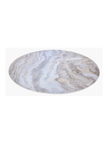 Arozzi Zona Round Floor Pad | White Marble 1 Arozzi Zona Round Floor Pad | White Marble 1
