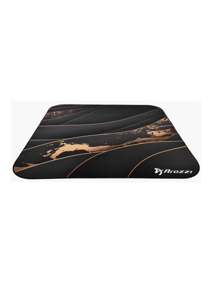 Arozzi Zona Square Floor Pad | Black/Gold 1