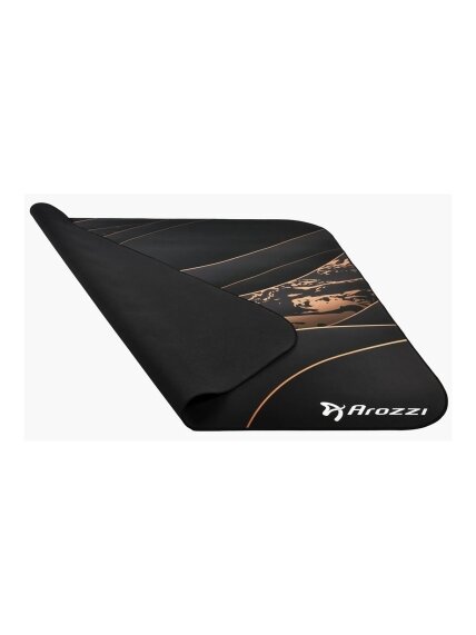 Arozzi Zona Square Floor Pad | Black/Gold 2