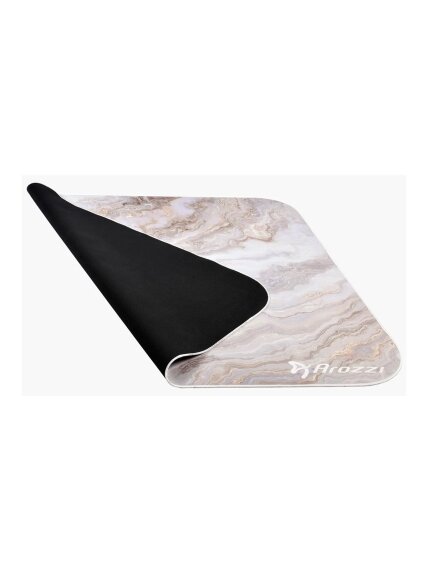 Arozzi Zona Square Floor Pad | White Marble 2 Arozzi Zona Square Floor Pad | White Marble 2
