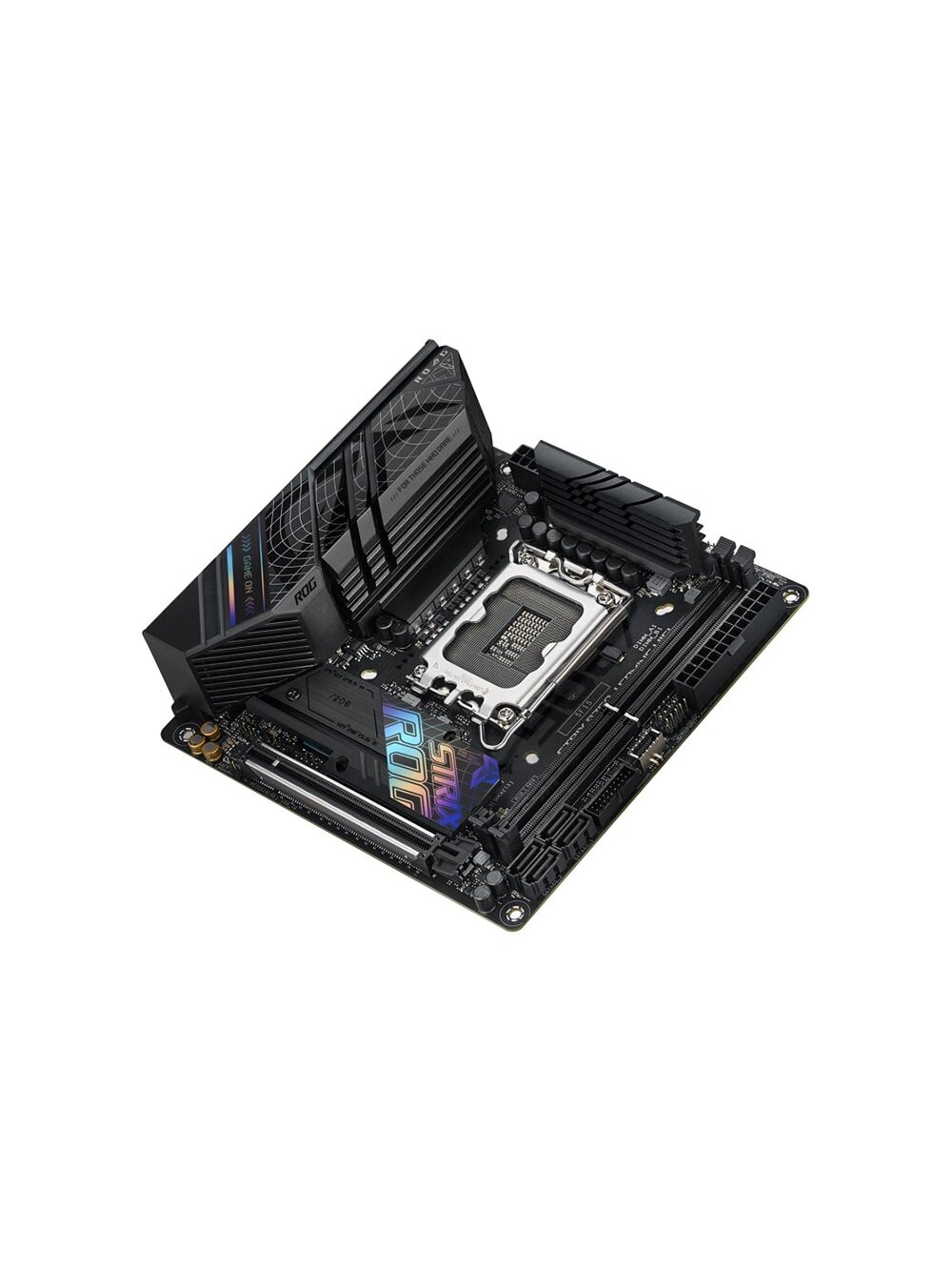 Asus | ROG STRIX B760-I GAMING WIFI | Processor family Intel | Processor socket LGA1700 | DDR5 SDRAM | Supported hard disk drive interfaces M.2, SATA | Number of SATA connectors 4 3
