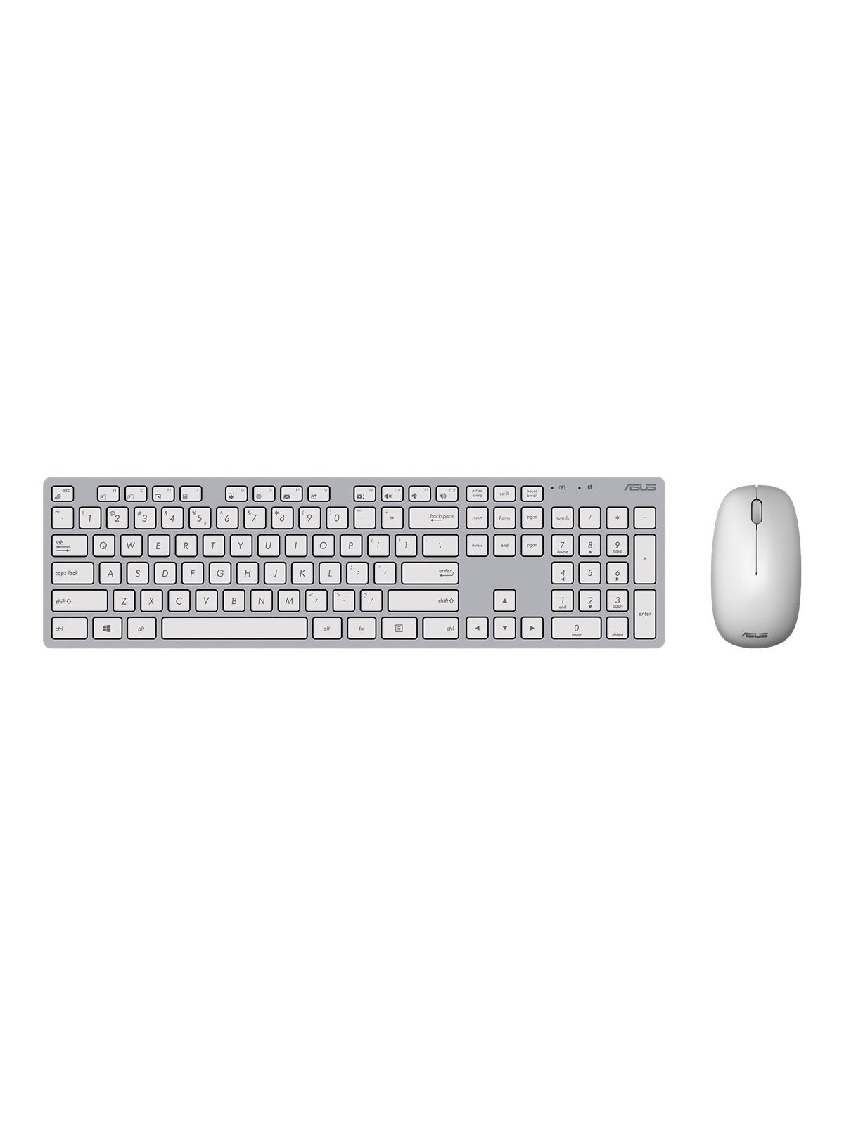 Asus W5000 | Keyboard and Mouse Set | Wireless | US | White 1