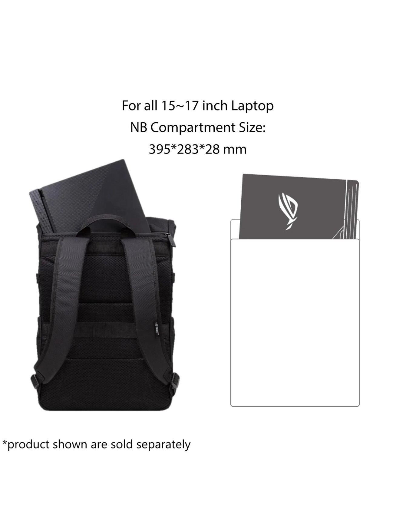 Asus BP4701 ROG BACKPACK/15_17 | Asus BP4701 | Notebook carrying backpack | Fits up to size 17 " | Backpack | Black 6