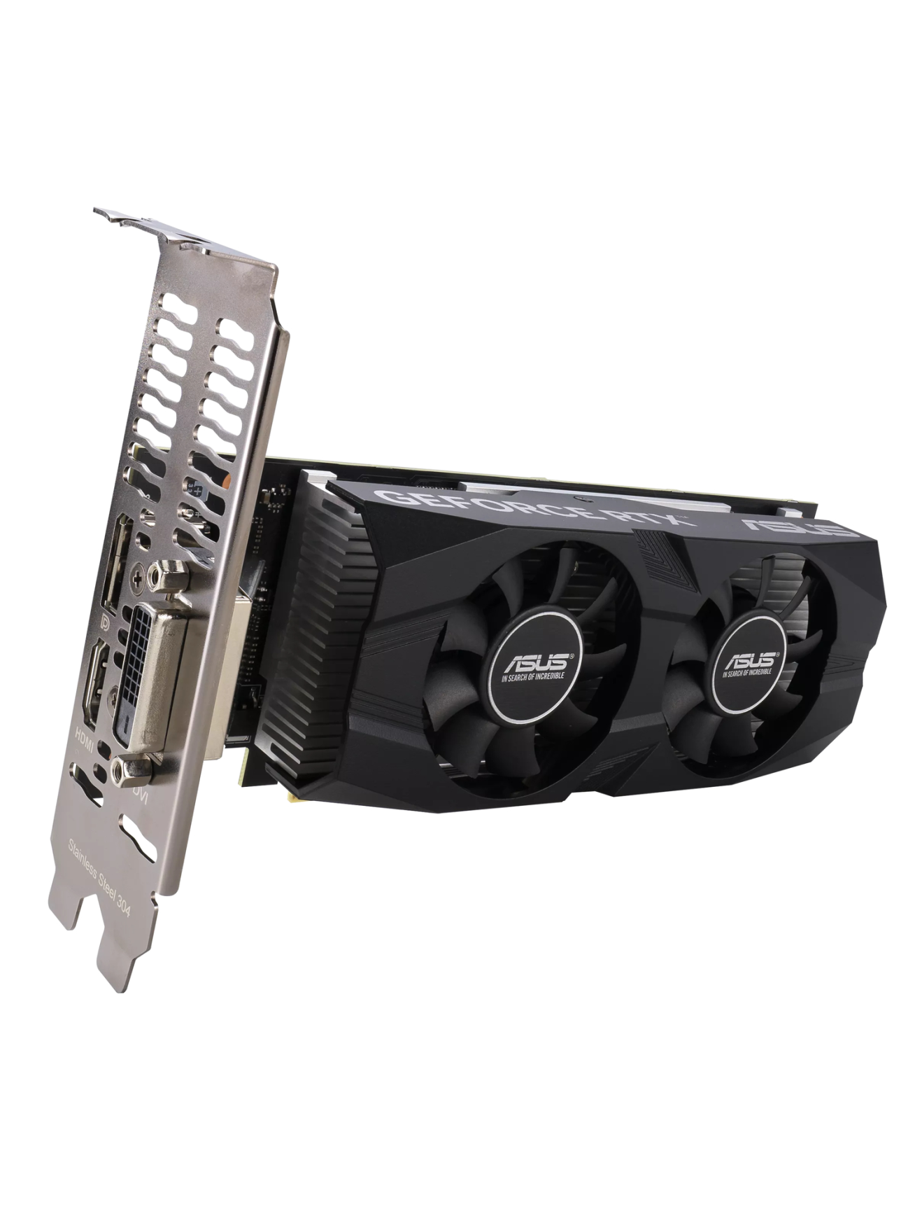Asus GeForce RTX 3050 LP BRK OC Edition 6GB GDDR6 | NVIDIA | 6 GB | GeForce RTX 3050 | GDDR6 | DVI-D ports quantity 1 | HDMI ports quantity 1 | PCI Express 4.0 1 Asus GeForce RTX 3050 LP BRK OC Edition 6GB GDDR6 | NVIDIA | 6 GB | GeForce RTX 3050 | GDDR6 | DVI-D ports quantity 1 | HDMI ports quantity 1 | PCI Express 4.0 1